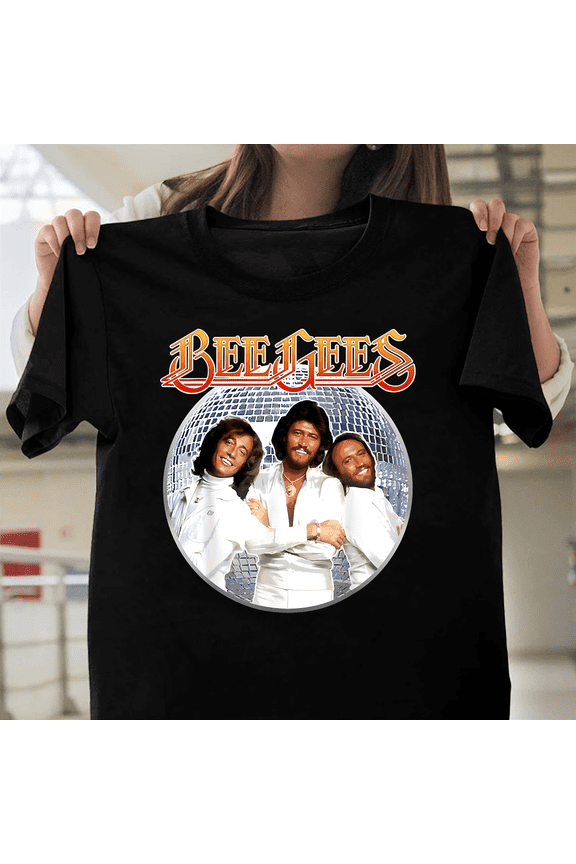 The Bee Gees Saturday Night Fever Disco Era 70s Pop Music Band Legend Unisex T-Shirt, Size Up to 5XL
