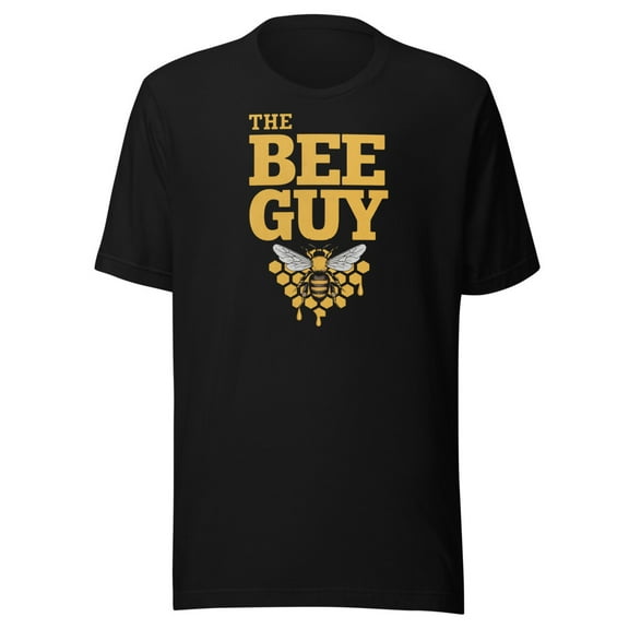 The Bee Guy Shirt, Unisex, Funny BeeKeeper, Apiculture, Bee Keeper Shirt, Honeybees, Funny Beekeeping Shirt, Bee Lovers, Beekeeping Gift (Black, S)