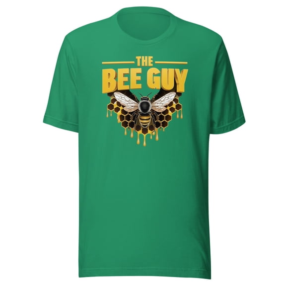 The Bee Guy Shirt, Unisex, Funny BeeKeeper, Bee Keeper Shirt, Apiculture, Honeybees, Funny Beekeeping Shirt, Bee Lovers, Beekeeping Gift (Kelly, 2XL)