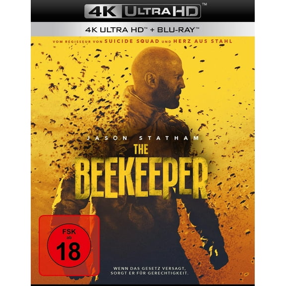 The Beekeeper 4K Ultra HD + Blu-ray (4K Ultra HD) Jason Statham Jeremy Irons Josh Hutcherson