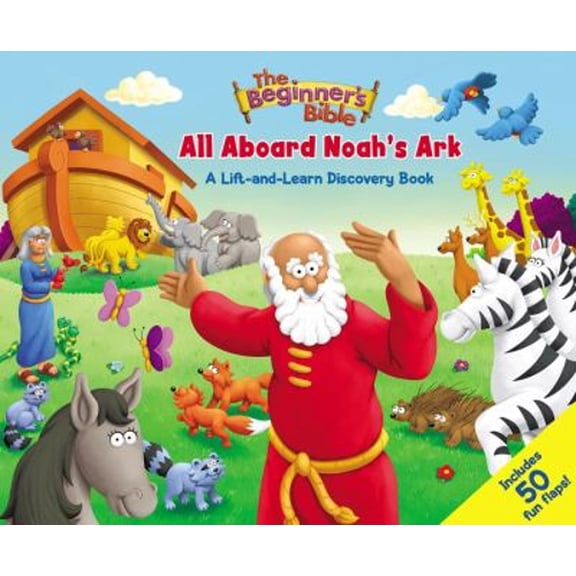 Pre-Owned The Beginner's Bible: All Aboard Noah's Ark: A Lift-And-Learn Discovery Book (Board book) 0310768675 9780310768678