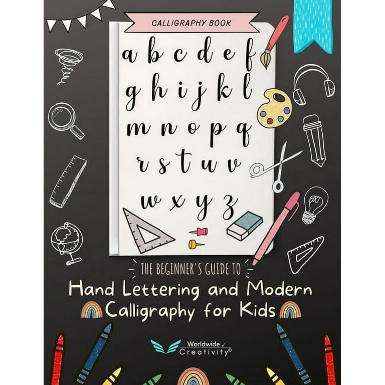 Caligraphy Books For Beginners: The Guide To Mindful Lettering Hand  Lettered Design, Left-Handed Calligraphy Set For Beginners, Learn Arabic  Alphabets (Paperback)