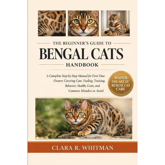 The Beginner's Guide to Bengal Cats: A Complete Step-by-Step Manual for First-Time Owners Covering Care, Feeding, Traini, (Paperback)