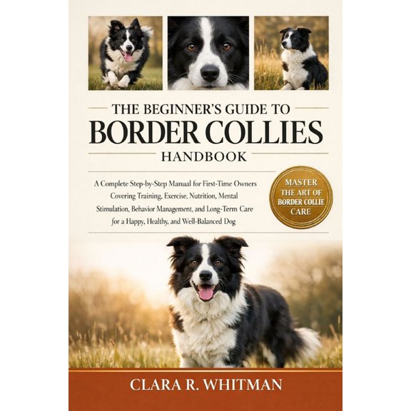 The Beginner's Guide to Border Collies: A Complete Step-by-Step Manual for First-Time Owners Covering Training, Exercise, (Paperback)