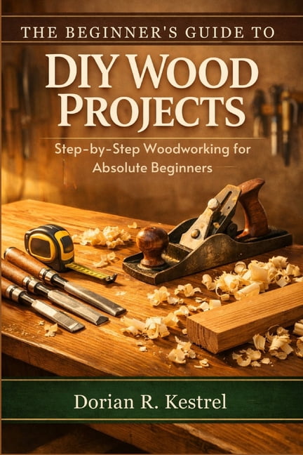 The Beginner's Guide to DIY Wood Projects: Step-by-Step Woodworking for Absolute Beginners, (Paperback)