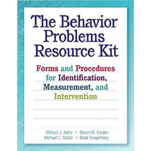 Pre-Owned The Behavior Problems Resource Kit: Forms and Procedures for Identification, Measurement, and Intervention