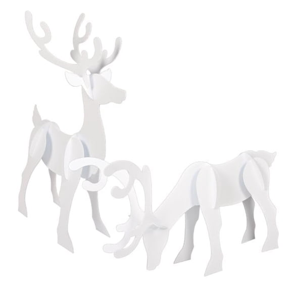 The Beistle Company 3-D Reindeer Props