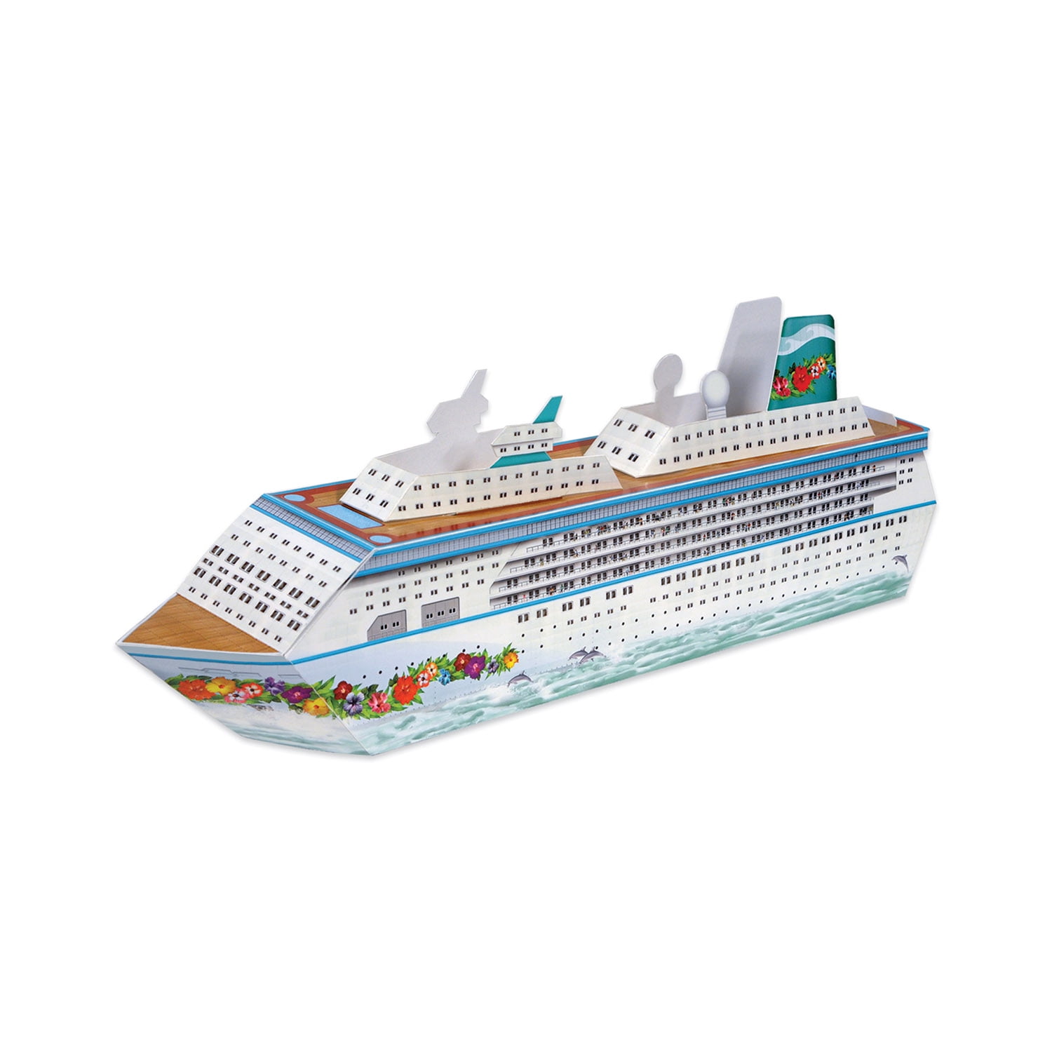3-D Cruise Ship Centerpiece, 13.25", (1/Pkg)