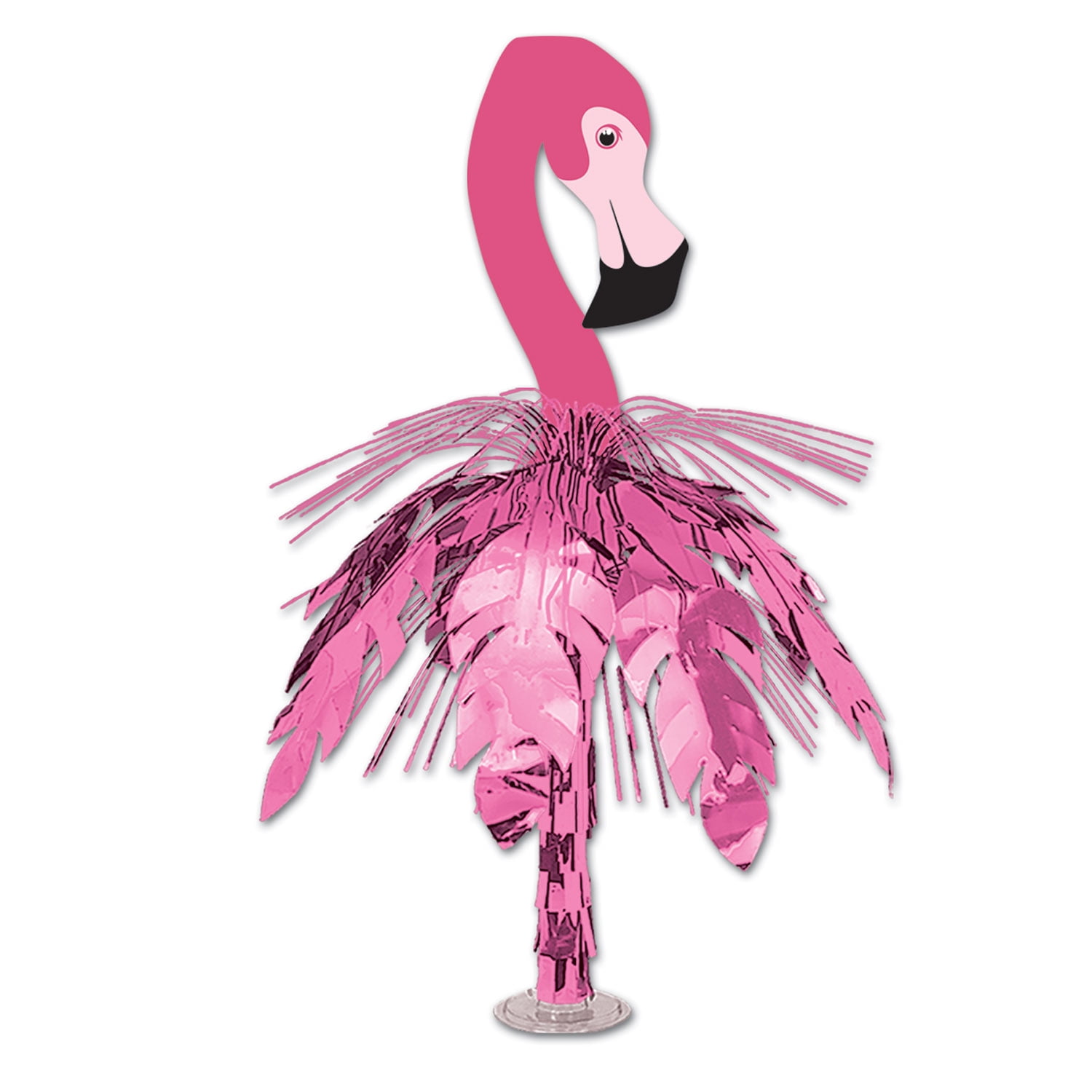 The Beistle Company Flamingo Cascade Paper Disposable Centerpiece