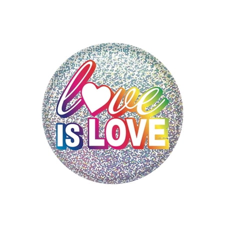 Beistle BT145 2 in. Love is Love Button