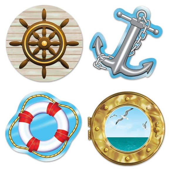 The Beistle Company Nautical Cutouts Wall D cor