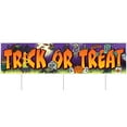 thumbnail image 1 of Plastic Jumbo Trick Or Treat Yard Sign, 11.75" x 3' 11", (1/Pkg), 1 of 6