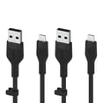 thumbnail image 1 of The Belkin BoostCharge Pro Flex Braided USB A to Lightning Cable, 1 of 4