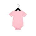 thumbnail image 1 of The Bella + Canvas Infant Jersey Short-Sleeve One-Piece - PINK - 6-12MOS, 1 of 1