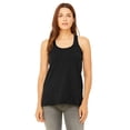 thumbnail image 1 of The Bella + Canvas Ladies Flowy Racerback Tank Top - BLACK HEATHER - L, 1 of 2
