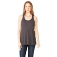 thumbnail image 1 of The Bella + Canvas Ladies Flowy Racerback Tank Top - DARK GREY - 2XL, 1 of 2