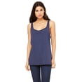 thumbnail image 1 of The Bella + Canvas Ladies Relaxed Jersey Tank Top - NAVY - L, 1 of 2