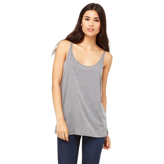 bella + canvas ladies slouchy tank - white slub - xl - (style # 8838 - original label) - pack of 2