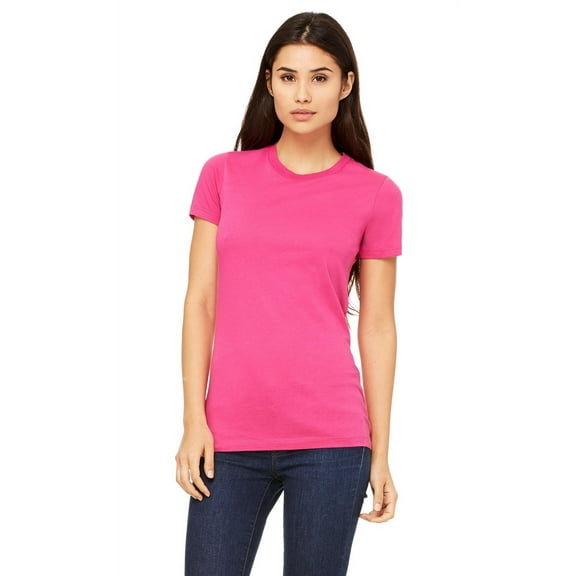 The Bella   Canvas Ladies The Favorite T-Shirt - BERRY - XL