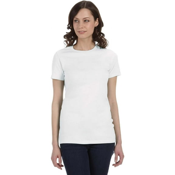 The Bella   Canvas Ladies The Favorite T-Shirt - WHITE - M