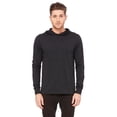 thumbnail image 1 of The Bella + Canvas Unisex Jersey Long Sleeve Hoodie - CHRCL BLCK TRBLN - 2XL, 1 of 2