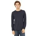thumbnail image 1 of The Bella + Canvas Unisex Jersey Long Sleeve T-Shirt - HEATHER NAVY - S, 1 of 4