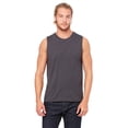 thumbnail image 1 of The Bella + Canvas Unisex Jersey Muscle Tank Top - DK GREY HTHR - XL, 1 of 2