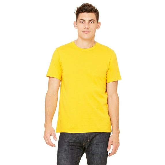 The Bella + Canvas Unisex Jersey Short Sleeve T-Shirt - GOLD - XS