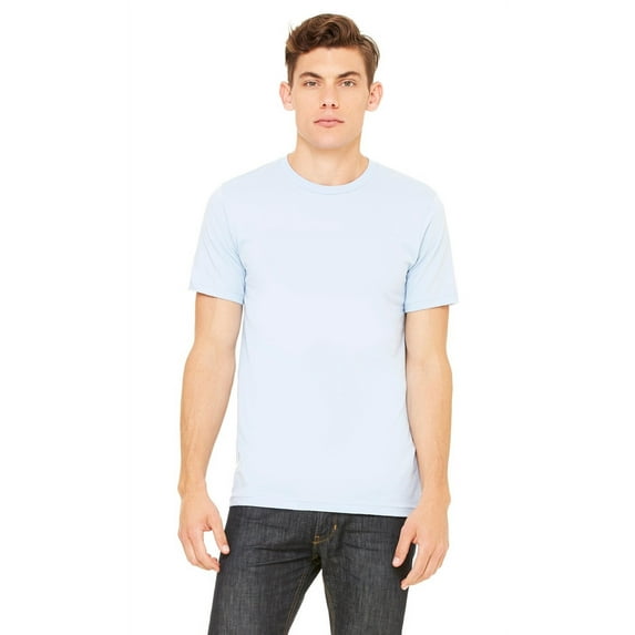 The Bella + Canvas Unisex Jersey Short Sleeve T-Shirt - LIGHT BLUE - S