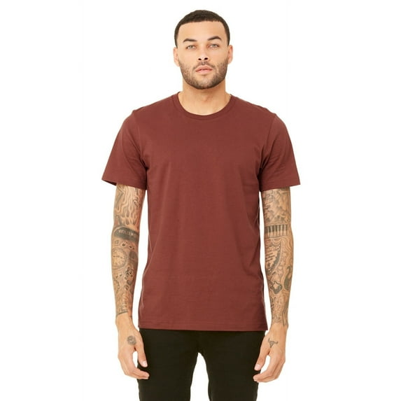 The Bella + Canvas Unisex Jersey Short Sleeve T-Shirt - RUST - S