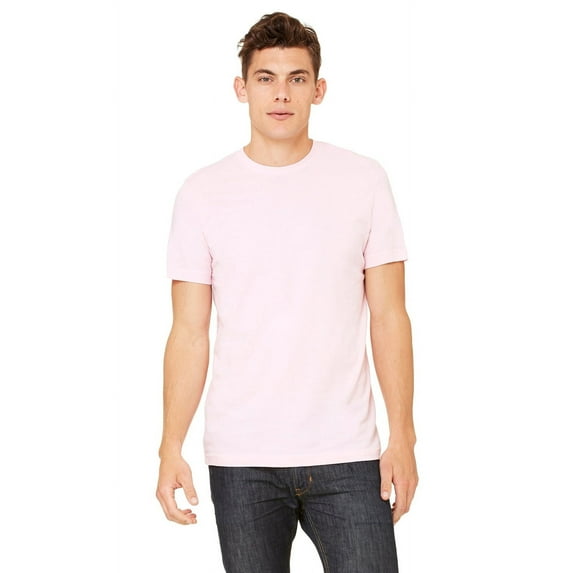 The Bella + Canvas Unisex Jersey Short Sleeve T-Shirt - SOFT PINK - S