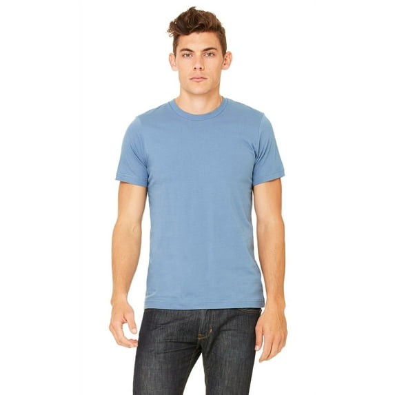 The Bella + Canvas Unisex Jersey Short Sleeve T-Shirt - STEEL BLUE - 2XL