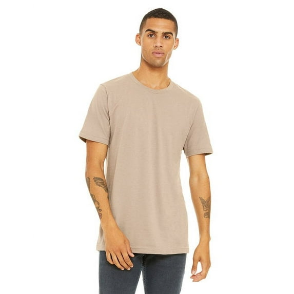 The Bella + Canvas Unisex Jersey Short-Sleeve T-Shirt - TAN - M