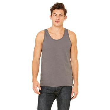The Bella   Canvas Unisex Jersey Tank Top - ASPHALT - L