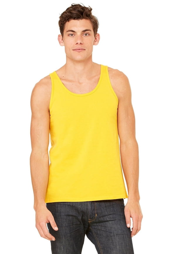 The Bella + Canvas Unisex Jersey Tank Top - GOLD - L