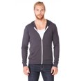 thumbnail image 1 of The Bella + Canvas Unisex Triblend Full-Zip Lightweight Hoodie - SLD DK GRY TRBLN - XL, 1 of 2