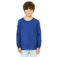 thumbnail image 1 of The Bella + Canvas Youth Jersey Long Sleeve T-Shirt - TRUE ROYAL - L, 1 of 4