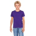 thumbnail image 1 of The Bella + Canvas Youth Jersey Short Sleeve T-Shirt - TEAM PURPLE - S, 1 of 4