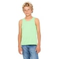 thumbnail image 1 of The Bella + Canvas Youth Jersey Tank Top - NEON GREEN - M, 1 of 2