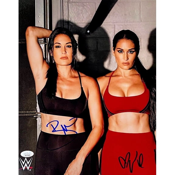 The Bella Twins Brie & Nikki Signed 11x14 Photo JSA Authenticated #1