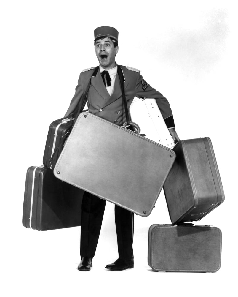 The Bellboy Canvas Art - (16 x 20)