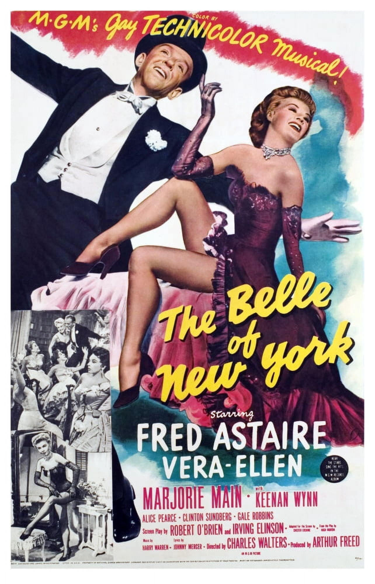 The Belle Of New York Canvas Art -  (11 x 17)