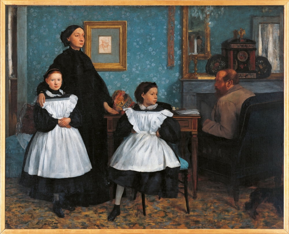 The Bellelli Family Canvas Art - (36 x 24)