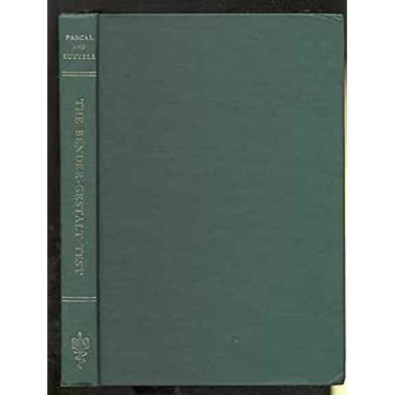 Pre-Owned Bender Gestalt Test Its Qualification and Validity F (Hardcover) 0808903586 9780808903581