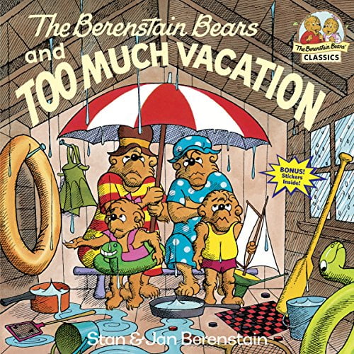 Pre-Owned The Berenstain Bears and Too Much Vacation (Paperback) 0394830148 9780394830148