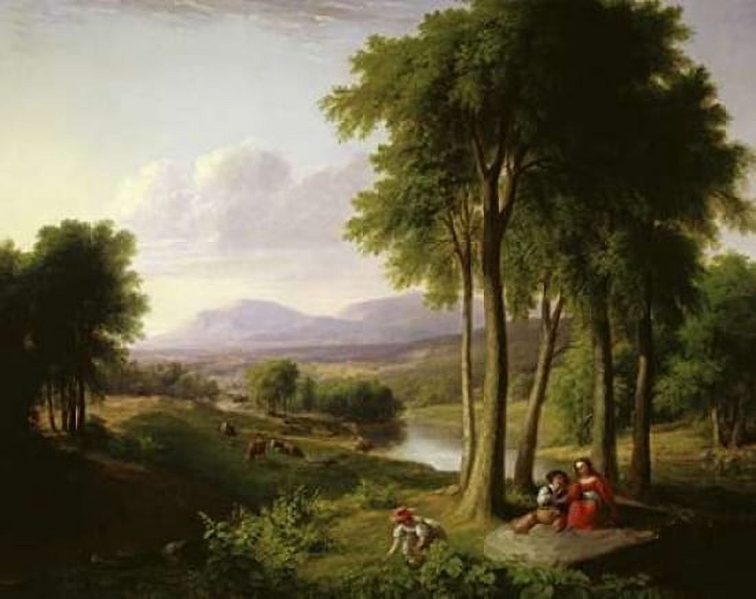 The Berry Pickers Canvas Art - Asher Brown Durand (24 x 30)