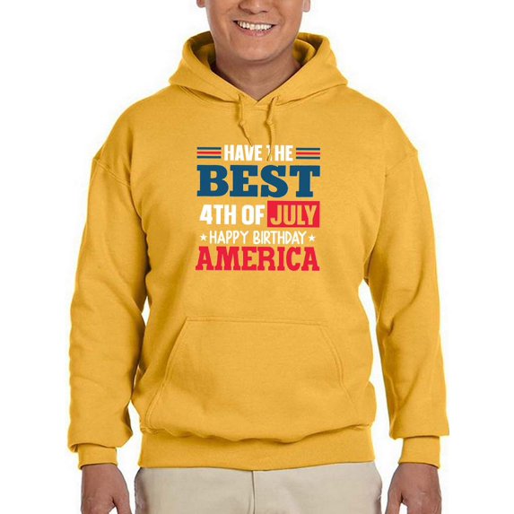 The Best 4Th Of July Hoodie Men -Image by Shutterstock, Male XX-Large