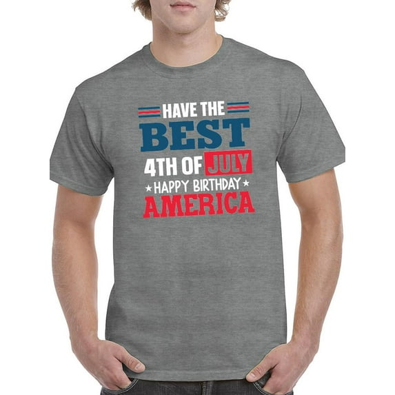 The Best 4Th Of July T-Shirt Men -Image by Shutterstock, Male 4X-Large