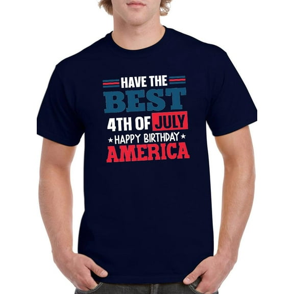 The Best 4Th Of July T-Shirt Men -Image by Shutterstock, Male x-Large