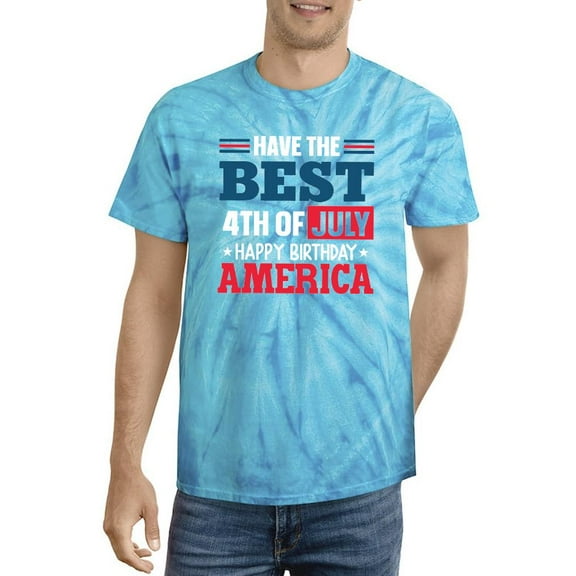 The Best 4Th Of July Tie Dye Cyclone Men -Image by Shutterstock, Male Large